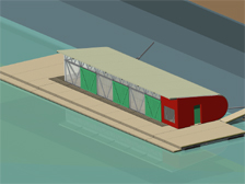 Bootshaus Entwurf